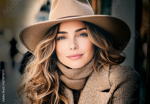 Beige Dramatic Studio Light Image Effect