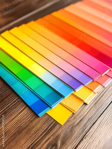 <Vibrant Rainbow Colors and Gradient Art: A Visual Inspiration for Creative Interior Design and Handmade Crafts>