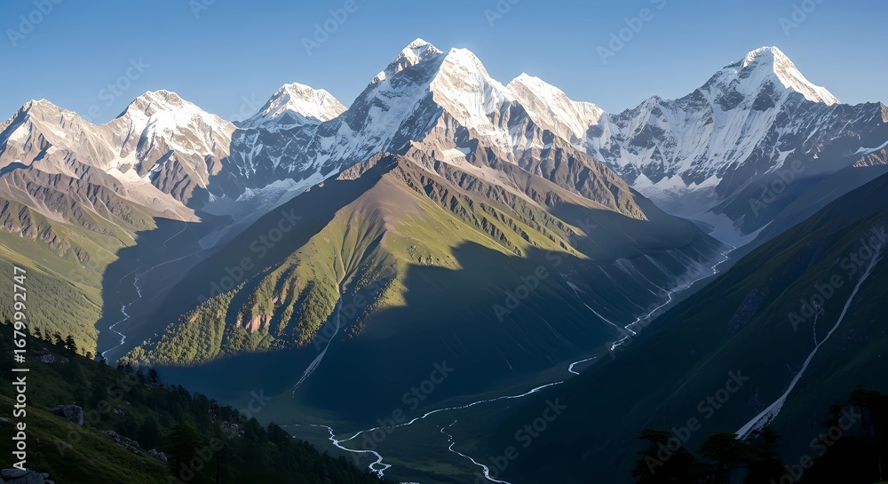 Obraz premium swiss alps landscape