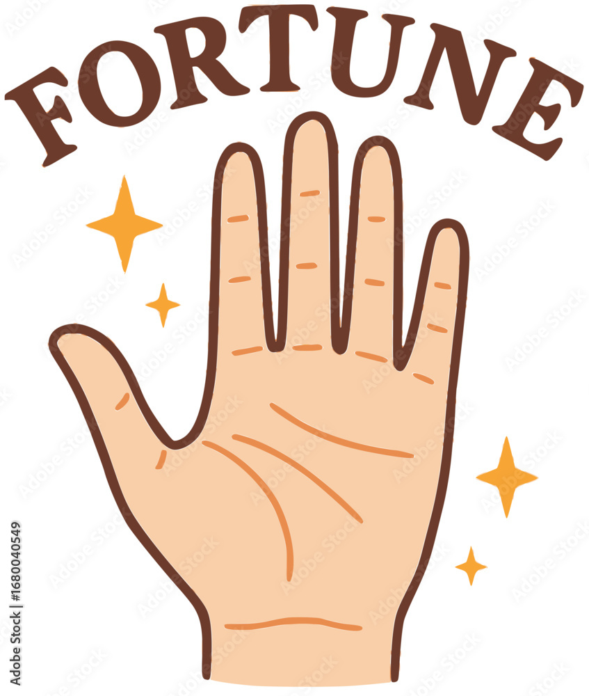 Obraz premium 손금 