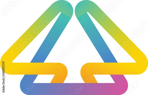 A white background highlights the peace sign, a symbol of caution, warning, and safety against the dangers of high-voltage electric shock