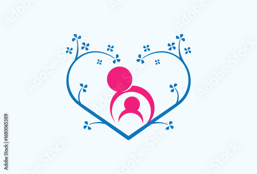 Family Care Logo Design Element