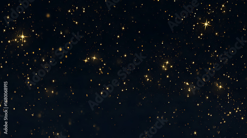 검은 배경 위 황금빛 반짝임 배경
