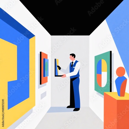 Visitors Exploring Historical Museum Exhibits