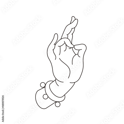 This is illustrations of hand gestures and Buddha’s hand motifs, designed as symbols, emblems, and logos, suitable for media publications, teahouse décor, and gift package