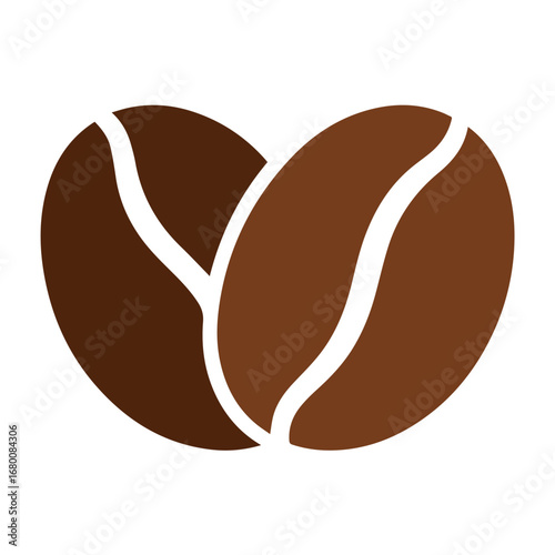 Coffee bean vector illustration for cafe menu design and coffee shop promotion and advertisement material