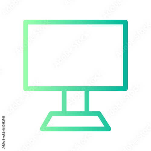television gradient icon