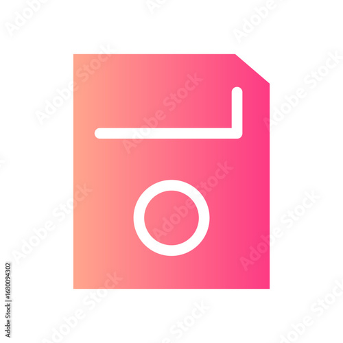 floppy disk gradient icon