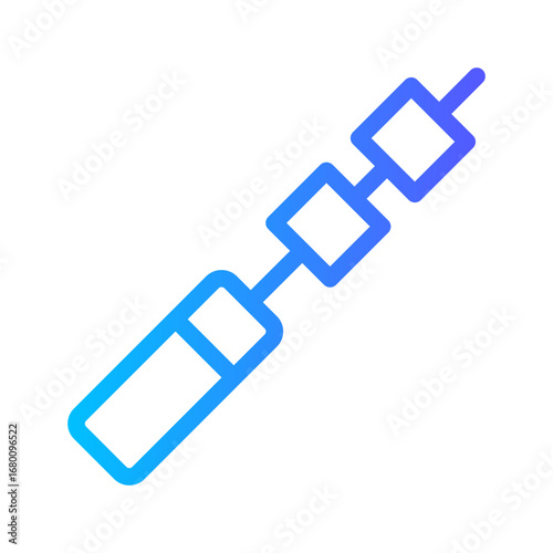 skewer gradient icon
