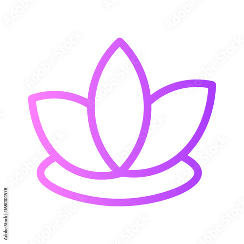 leaf gradient icon
