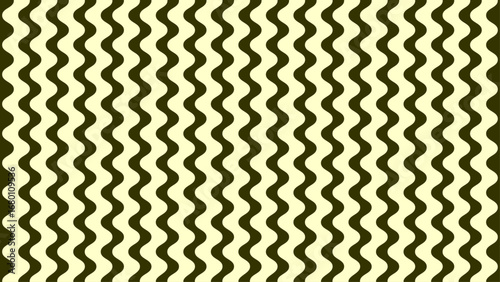 Brown and Cream Wavy Lines Pattern Background