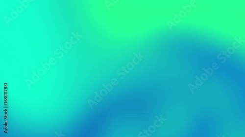 Fresh Green Blue Gradient Background Animation