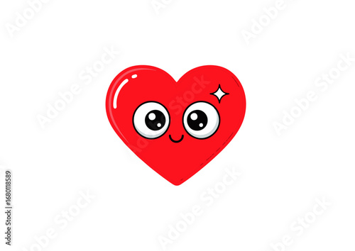 icon of a heart with eyes
