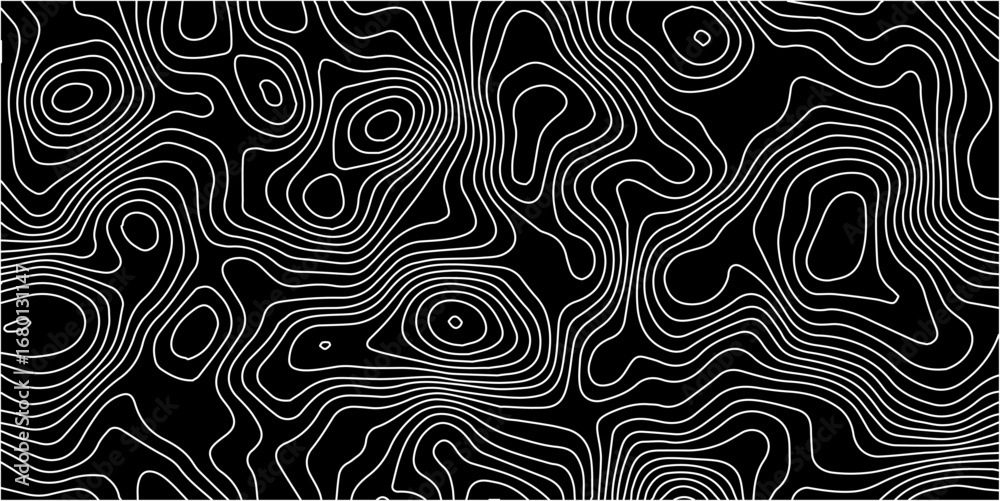 Fototapeta premium black and white seamless pattern. black and white background. black and white abstract background. black topography background. eps file. 