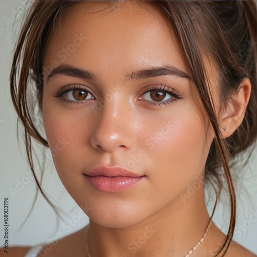 portrait of a young woman	
