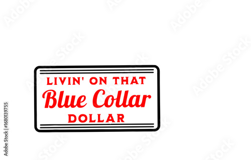 BLUE COLLAR DOLLAR SVG 