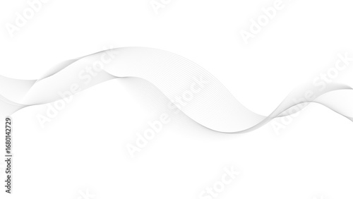 Abstract Vector Composition of Wave Lines on Transparent Background, Research Presentations, and Business Technology Collateral.
