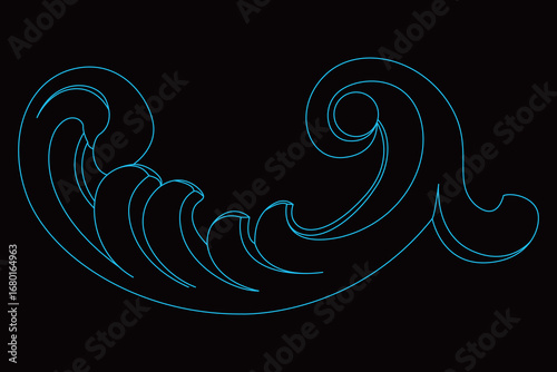 Ornate decorative element showing symmetrical scrolling leaves and a central focal point.