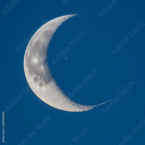 High detail 15% Crescent Moon shot at 2.700mm focal length