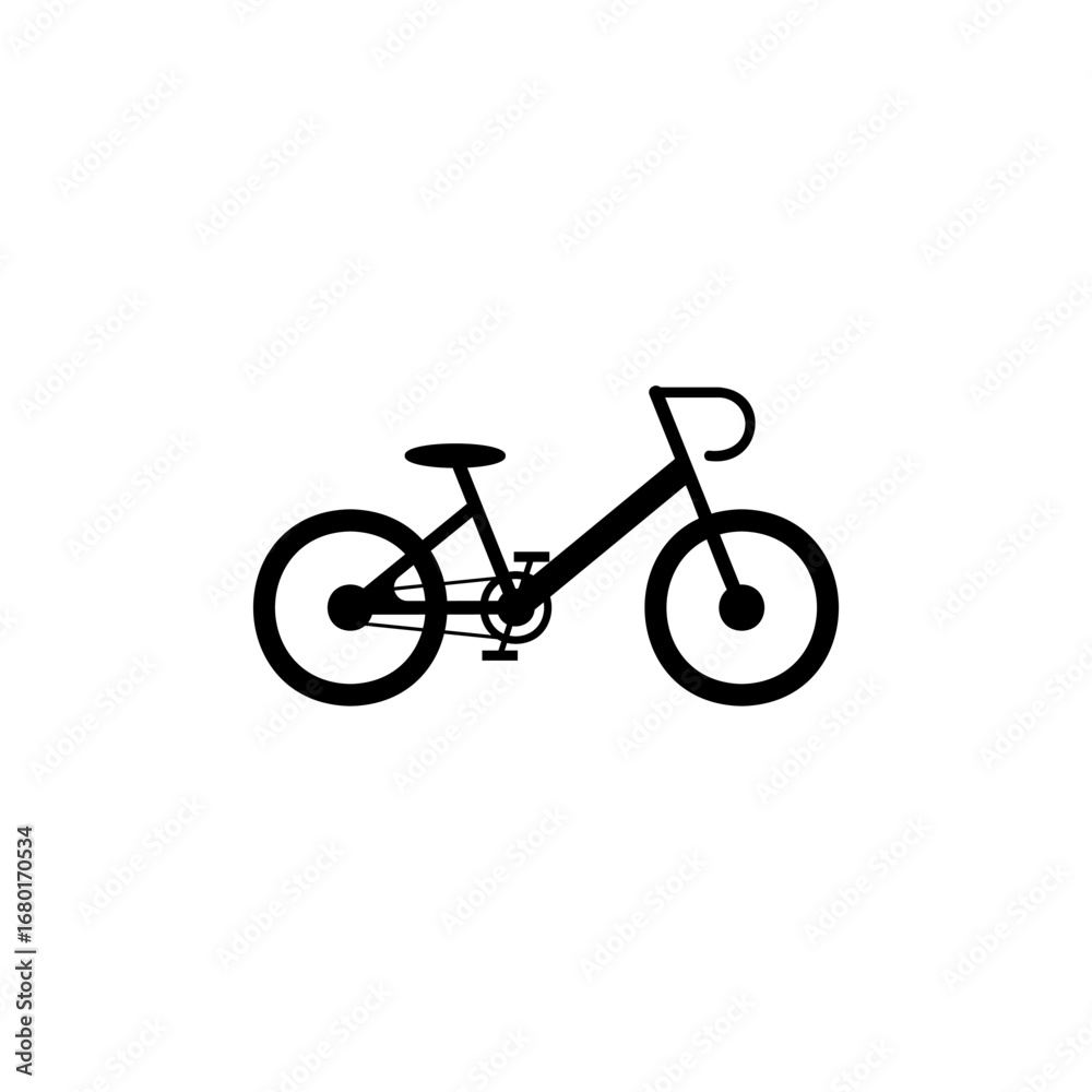 Fototapeta premium silhouettes of different bikes. Vector illustration