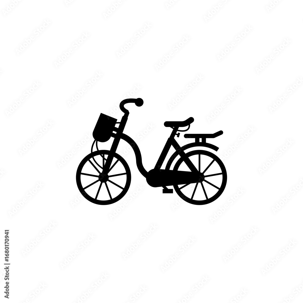 Fototapeta premium silhouettes of different bikes. Vector illustration