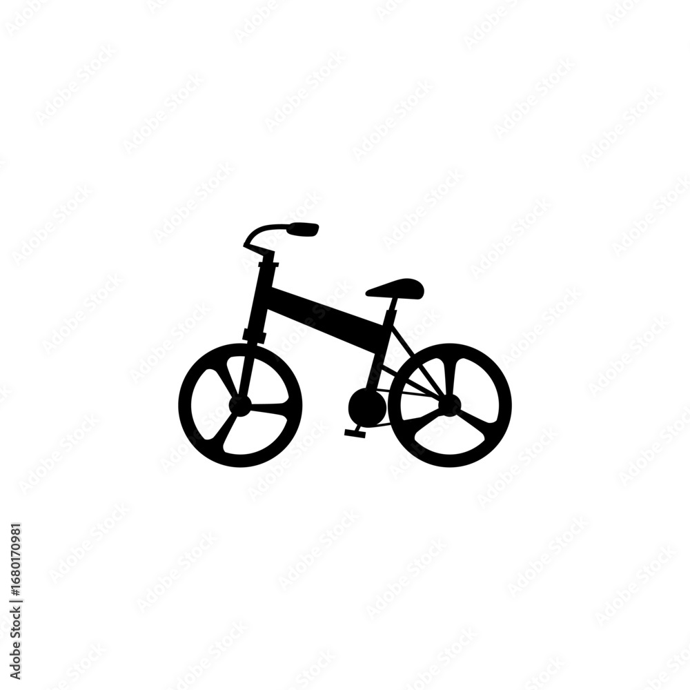 Fototapeta premium silhouettes of different bikes. Vector illustration