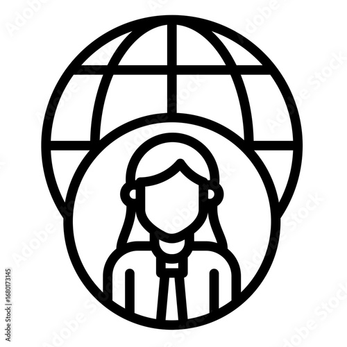 Multinational  Icon Set Multiple Style Collection