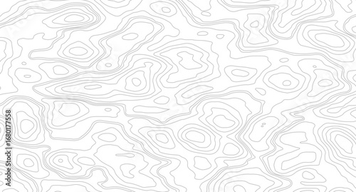 The black on white contours vector topography stylized height of the lines map. Topographic map background geographic line map with seamless ornament design. 
