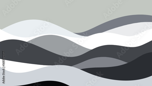 Abstract wavy layers graphic design vector illustration scalable eps for commercial use