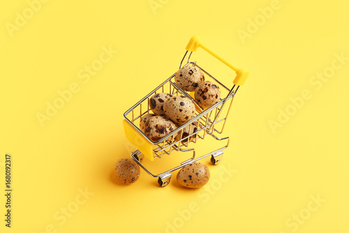 Shopping cart with fresh qu...