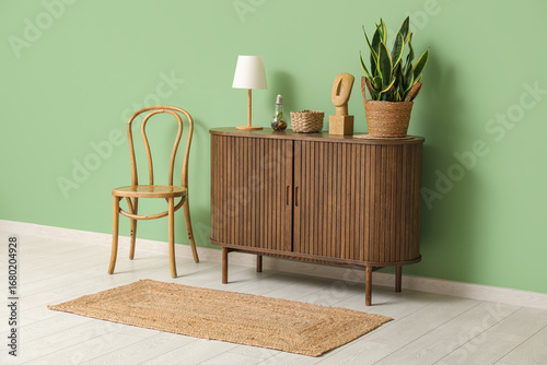 Modern interior design with...