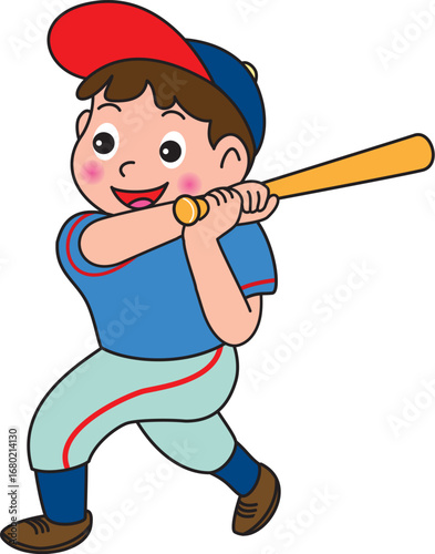 少年野球のバッター
