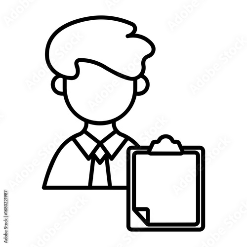 manager Line Icon