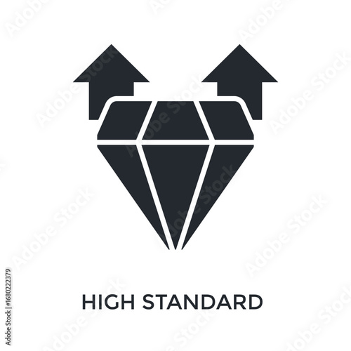 High Standard Icon Glyph Style. Vector Illustration For Graphic Design
