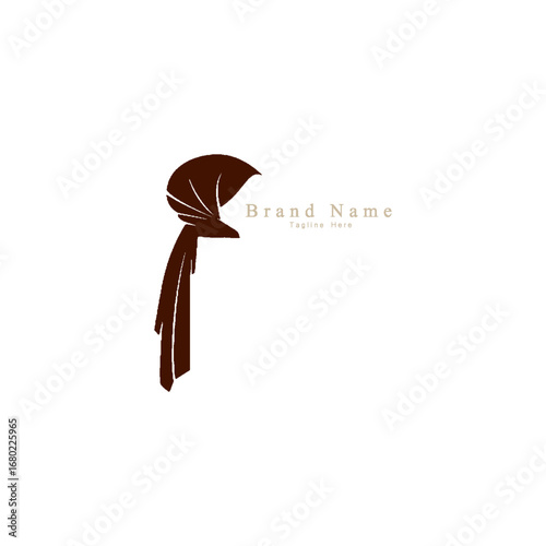 Vector abstract logo monogram brand template