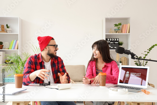 Couple of podcasters talkin...