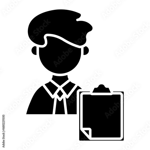 manager Solid icon