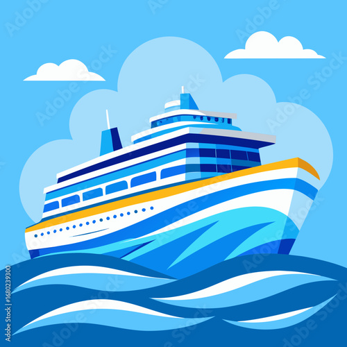 Cruise Ship illustration