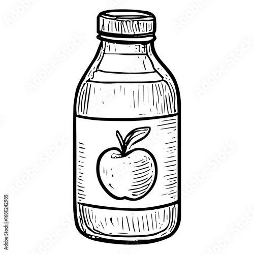 Apple Juice Bottle