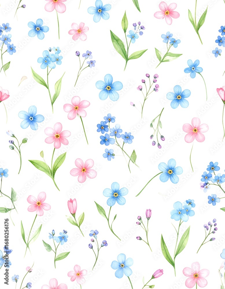 Fototapeta premium Delicate floral pattern (8)