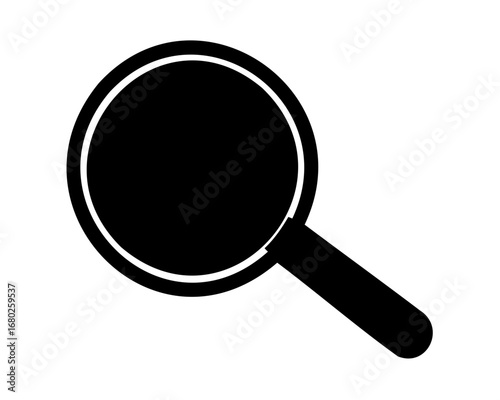 Magnifying Glass Symbol for Exploration, Research, and Attention to Detail Icon