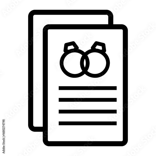 contract Line Icon