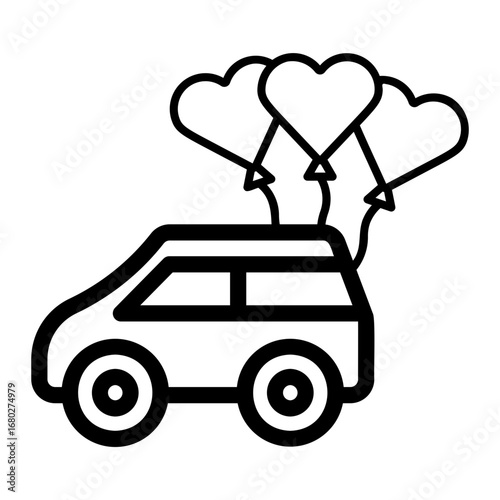car Line Icon