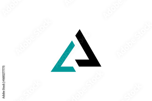 Free Download Letter A triangle vector logo design - GFXLoad