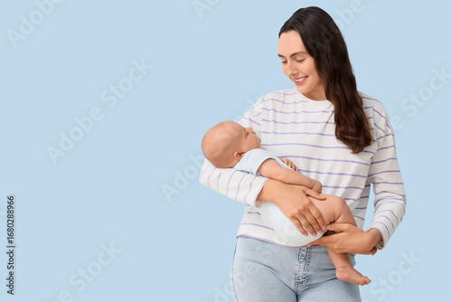 Happy mother with her littl...