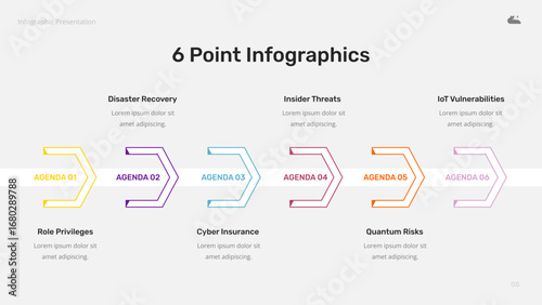 6 Point Infographic