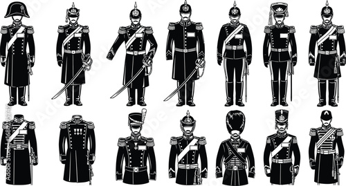 Historical Military Full Dress Uniforms Collection"