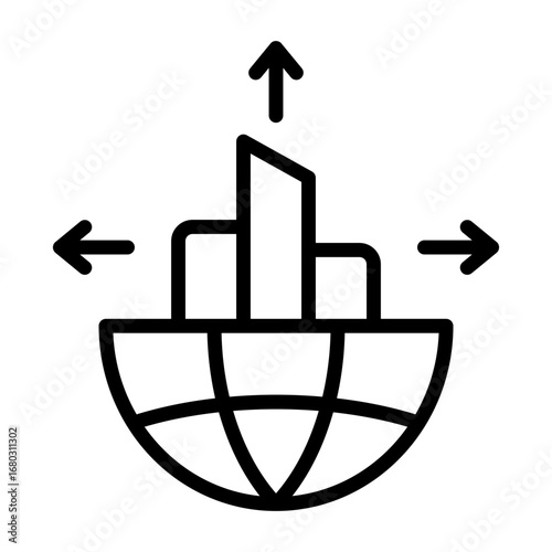 Urban Sprawl Icon