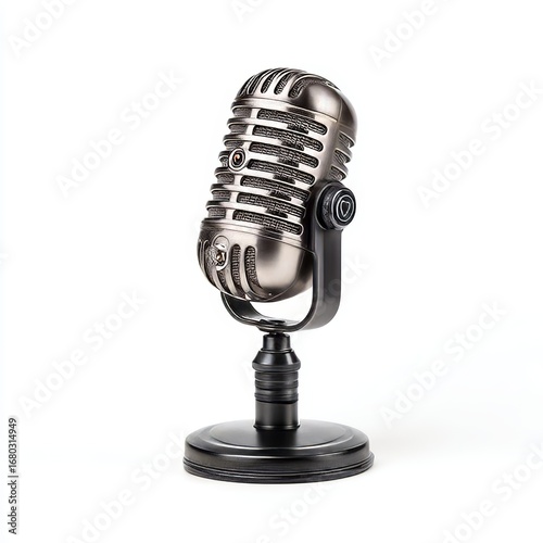 Microphone showcase vintage microphone studio photography professional close-up audio recording
