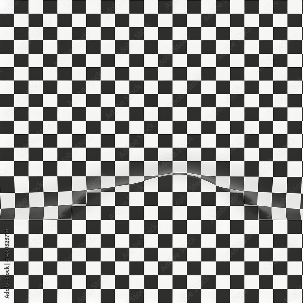 Fototapeta premium Seamless geometric pattern background abstract design digital art black and white modern aesthetic